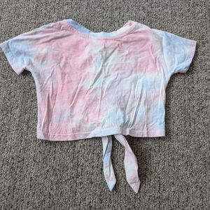 Balera tie back dance cropped tee